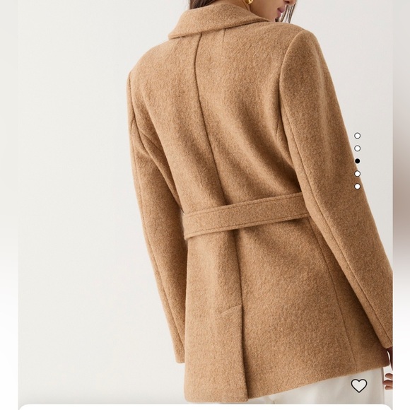 J.Crew Camel Wrap Blazer Jacket in Italian Boiled Wool Sz 14. MSRP $298. - Picture 3 of 8